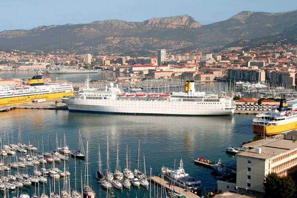 Bel appartement T3 Mourillon à 5 min des Plages - vue mer Toulon Exterior foto